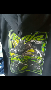 JAKET ANAK LAKI LAKI PEREMPUAN UMUR 2 3 4 5 6 7 8 9 10 TAHUN GAMBAR KAWASAKI NINJA ZX-25R BAJU ANAK