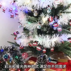 Vimite Christmas Tree Light 5M10 Meters Snowman Santa Claus Tree Colorful Wool Strips Decoration 200LED Lights USB Powered Flashing Outdoor IP42 Waterproof Remote Control Christmas Party Birthday Bedroom Decoration Atmosphere Lights