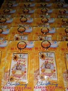 Acrylic Keychain for Christening Birthday Wedding and all occasion events - Customized Souvenirs