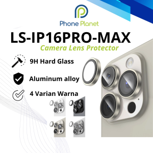 Phone Planet LS Camera Lens Protector iPhone 16 Pro Max 4 Warna Full Cover Anti Scratch