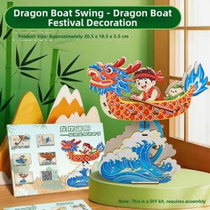 AIERLISHA | DIY Dragon Boat Kit Educational Toy