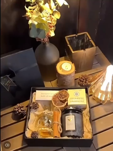 Black premium scented candle gift set | Affected gift | Birthday gift | Wedding favor | Niche luxury gift set | Practical gift for men and women