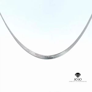 Dây chuyền TITAN DIN4 bản dẹp 2ly màu sắc siêu bền và thiết kế cao cấp JOJO