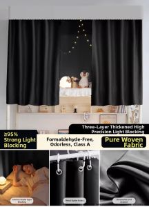 YANYANGTIAN | Strong Light Blocking Thick Curtain For Bunk Beds