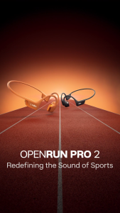 Shokz OpenRun Pro 2 Bone Conduction Sports Headphone - Orange