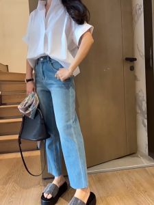 เสื้อเชิ้ตผู้หญิง คอปก แขนสั้น ทรงคลาสสิค ใส่สบาย ❤️รูปสินค้าจริง❤️