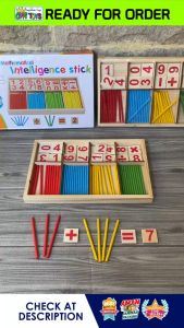 Mainan Edukasi Intelligence Stick - Mainan Stik Belajar Berhitung - Mainan Edukasi Puzzle Stik Matematika Berhitung