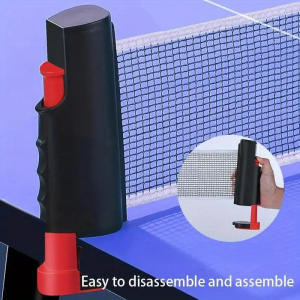 Universal Retractable Ping Pong Net Portable Table Tennis Training Net Rack Anywhere Retractable Net Rack Exercise Equipments