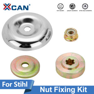 XCAN Lawn Mower Grass Trimmer Head Adapter Nut Fixing Kit Lawnmower Blade for Garden Tools Parts