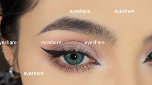 Eyeshare SERBIA Green Softlens Mata Normal 1 Sepasang Lensa Kontak Warna Bigeyes 14.5mm