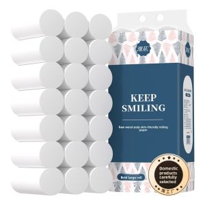 MONLEYTA | Eco-Friendly Large Roll Toilet Paper Skin-Friendly Home Use Tissue Paper Roll Affordable Pack Bathroom Hand Paper