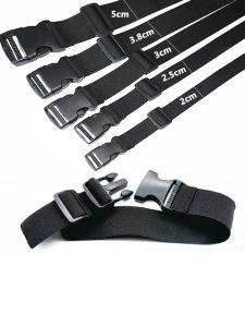 Multi-Functional Elastic Tying Belt Plastic Buckle Nylon Tent Camping Luggage Binding Elastic Waist Belt Accessory for Men and Women