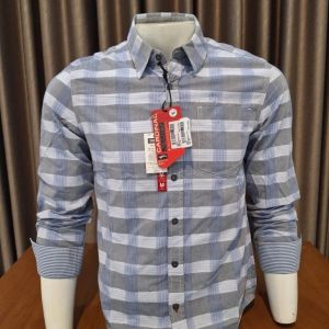 Cardinal EKI5F95J02 Pakaian Pria Kemeja Lengan Panjang Slim Fit