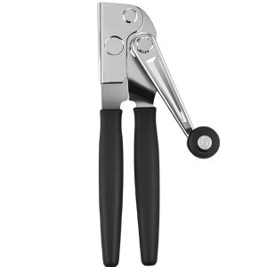 Manual 360 Degree Rotation Stainless Steel Can And Bottle Opener With Single Handle Side Opening Multi Purpose For Easy Opening