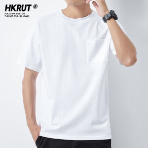 HKRUT | Áo Thun Tay Ngắn Có túi Cotton Sạch Mùa Hè