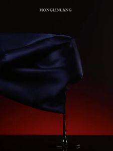 XiHeLi  European Style Concave Bottom Red Collar Crystal Glass Wine Glass 2pcs 460 / 700ml Household Red Wine Glass Champagne Glass