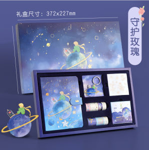 Bộ Sổ Tay Dầu Sơn Cổ Điển Bìa Cứng Đóng Gói Quà Tặng Đồ Trang Trí Dễ Thương Cho Bé Gái Sổ Tay Đơn Giản Cho Học Sinh Tiểu Học