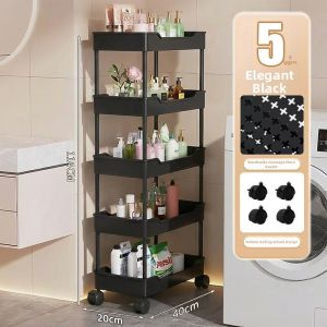 MENGSIYUAN | Space-Friendly Bathroom Storage Shelf