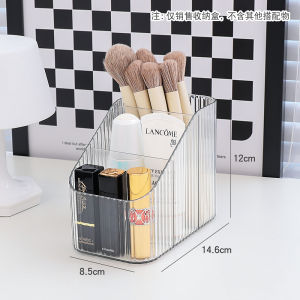 Transparent Luxury Desktop Organizer Box Simplistic Plastic Storage Solution for Cosmetics and Stationery from Jinhua City