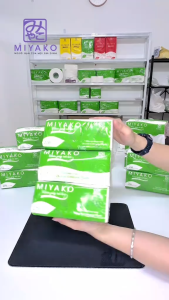 Khăn Giấy Rút Lụa MIYAKO | Túi 270 Tờ 2 Lớp | Giấy Dai Mềm Mịn An Toàn Cho Da | Để Bàn Tiện Lợi | Facial Tissue