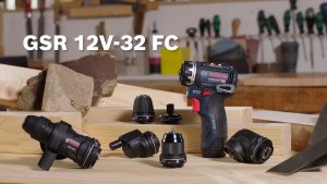 Bosch GSR 12V-32 FC SOLO Cordless Drill Driver 12V | 21/32NM | 8MM | 06019N7181 [ GSR12V32FCSOLO ] Gerudi / Pemutar Skru Elektrik