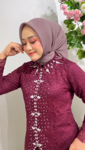 Setelan Dan Atasan Kebaya Tunik Maharani JUMBO Ld 96cm-130cm