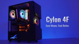 AEROCOOL CYLON 4F ARGB CPU AIR COOLER ( BLACK )