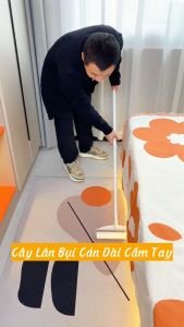 Cây lăn bụi quần áo cây lăn bụi cán dài làm sạch quần áo lông mèo tóc chăn nệm ghế sa pha có nắp đậy CHÍNH HÃNG