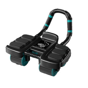 Bánh Xe Tập Bụng Tự Động 2024 Bánh Xe Tập Bụng Bốn Bánh Hỗ Trợ Phẳng Bánh Xe Tập Bụng Gia Dụng Thiết Bị Thể Dục