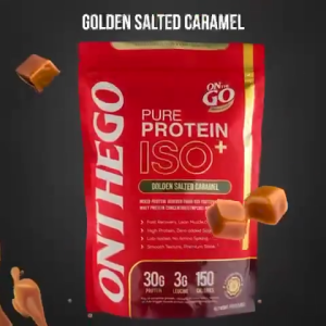 ONTHEGO Pure Protein ISO+ 1kg Chocolate Flavor Foster Lean Muscle Mass Post‑Workout Speedy Recovery High‑Quality Protein Source Zero‑Added‑Sugar Sports Nutritional Powder Supplement
