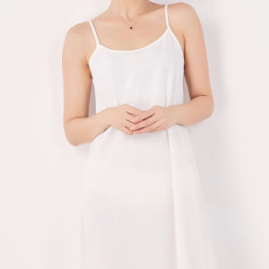 Black Loose Sleeveless Womens Suit Dress Long to Ankle Korean Style Commute Backless Wide Waist Polyester Fiber Summer A-Line Skirt