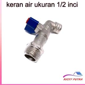Keran Air Besi ukuran 1/2 dan 3/4 inchi anti bocor