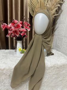 HIJAB SEGI EMPAT INSTAN TURKI 2 LAYAR//JILBAB KERUDUNG SEGI INNER CEPOL