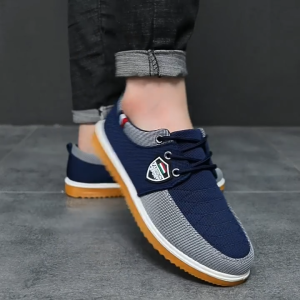 HB รองเท้าผ้าใบผู้ชาย รองเท้าผ้าใบศิลปะปักกิ่ง2025! สไตล์เกาหลีผสมผสาน เชือกผูกเทรนด์ พื้นยางกันลื่น ใส่ได้ทั้งงาน-เที่ยว รองเท้าผ้าใบ รองเท้า ผ้าใบ รองเท้าผ้าไบผ ช รองเท้าผู้ชาย ไซส์ 39-48 รองเท้าลำลองผู้ชาย รองเท้าผ้าใบผู้ชาย รองเท้าผ้าใบแบบผูกเชือก