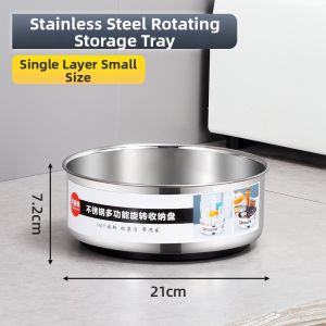Rotating Stainless Steel Spice Rack