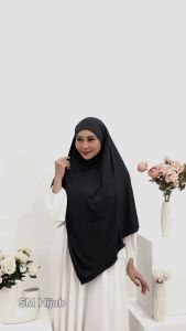 SM HIJAB - French Khimar Alesa Jersey Premium / Hijab instan / Hijab khimar