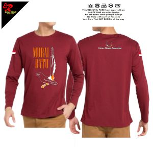Baju Kaos Gambar Murai Batu Lengan Panjang