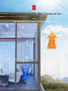 ZHIFAN | Heat-Reflective Sunscreen Window Film for Home Privacy Protection
