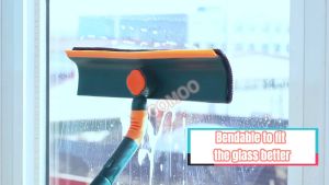 3In1 Window Dust Remover 140cm Mop Double-Sided Cleaning Brush Glass Cleaner Wipper Multi-Functional