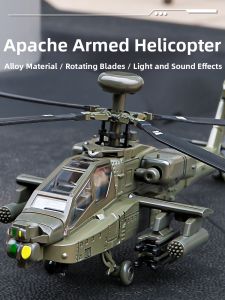 Mô Hình Máy Bay Trực Thăng Apache Hợp Kim Mới