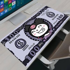 Sanrio | Tấm Lót Chuột Da Cao Cấp Cỡ Lớn 90x45cm Dành Cho Nữ In Hình Kuromi Hello Kitty Trang Trí Bàn Làm Việc Văn Phòng