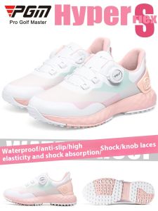 PGM Golf Shoes Womens Waterproof Shoes Knob Lace Sports Shoes Anti Slip Spike Golf Shoes XZ349