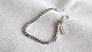 Vòng Tay Bạc Mạ 925 Phong Cách Hàn Quốc Kiểu Dáng Cổ Điển Chuỗi Hộp Charm Zircon Trang Sức Dành Cho Cặp Đôi Phụ Kiện Bạc Cá Nhân Hóa