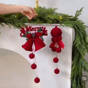 AKA New Christmas Bells Big Sound Bells For Christmas Tree Decor Bell Christmas Decorations Red