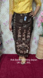 Rok Batik Resleting Depan
