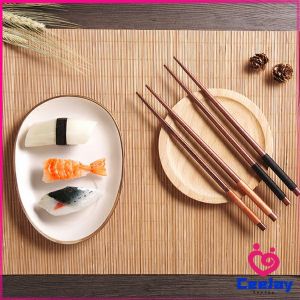 CeeJay ตะเกียบไม้จันทน์ ตะเกียบ ตะเกียบหม้อไฟ ตะเกียบญี่ปุ่น เครื่องใช้บนโต๊ะอาหาร chopsticks