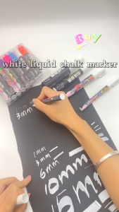 5Pcs Erasable Chalk Marker Pen Liquid Chalk for Blackboard/Window/Glass Washable Marker for Teacher/Kid/Glass/Whiteboard