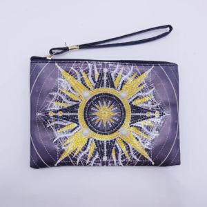 1 Piece Diamond Painted Set Clutch Christmas Pattern PU Leather Material Used for Travel Carrying Christmas Gift