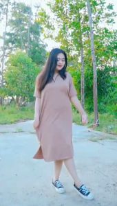 DRESS KNIT RIBB HORNET WANITA MODEL DASTER KEKINIAN TERBARU