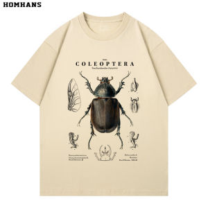 HOM HANS | Coleoptera Rhinoceros Beetle Print T-shirt Cotton